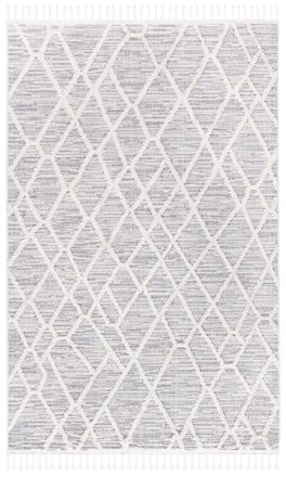 Safavieh Alfombra poli&eacute;ster neutrale/grigio 122 x 183 cm
