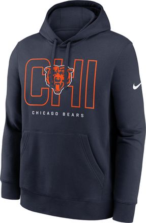 Nike Chicago Bears Busted Play Club Nike Mens NFL Pullover Hoodie in Blue | NKDK41L7Q-E7N