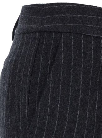 Michael Kors Pinstriped Wool Trousers