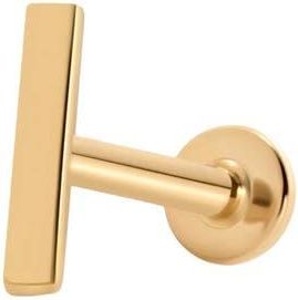 Made by Mary 14k Bar Stud Earring in 14K Solid Gold - Single at Nordstrom