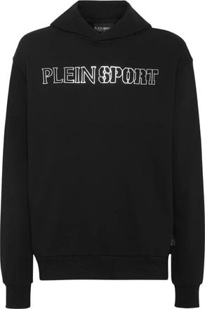 Plein Sport Tiger Hoodie - Heren - Sportshirts - Zwart - XL - Fitness