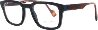 Face &agrave; Face Optical Glasses TORTOISE ORANGE / BLUE PETROL OPAQUE