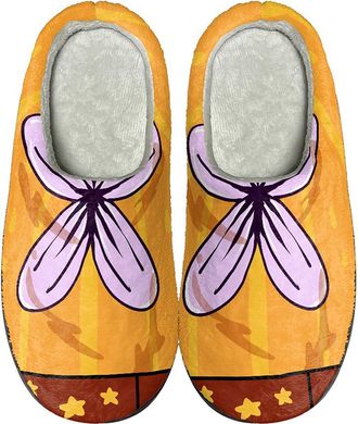 Generic Toothless Slippers for Women [Warm Upgrade] Womens Warm Slippers Soft and Comfortable Warm Your Feet in Winter (Yellow, 6.5)