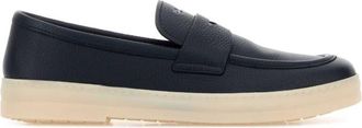 Prada Navy Blue Leggero Loafers