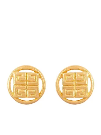 Givenchy 1980s 4G clip-on earrings - Gold