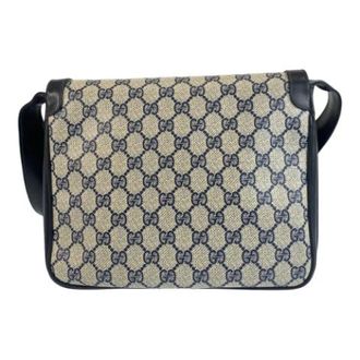 Gucci Pre-owned Cross Body Bags, female, Multicolor, Size: ONE SIZE Pre-owned Canvas Cross Body Bag