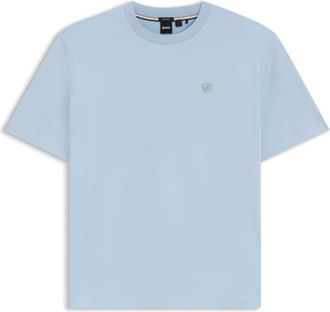 BOSS Regular-fit T-shirt in mercerized cotton
