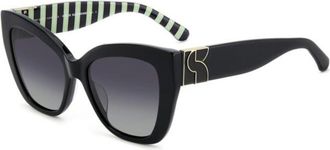 Kate Spade New York Bexley/G/S Asian Fit Polarized 807/WJ Womens Sunglasses Black Size 54