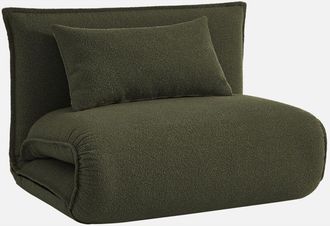 Sweeek Sweeek - Poltrona letto trasformabile 1 posto boucl&eacute; testurizzato