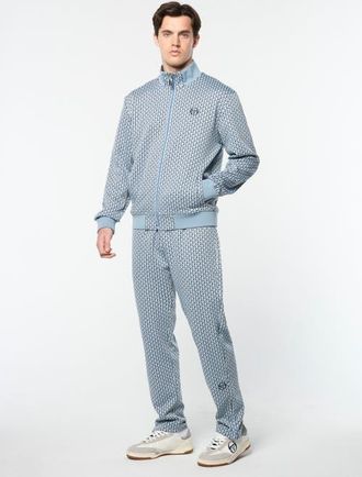 Sergio Tacchini Paolo Knit Track Pant in Faded Denim at Nordstrom, Size Xxx-Large
