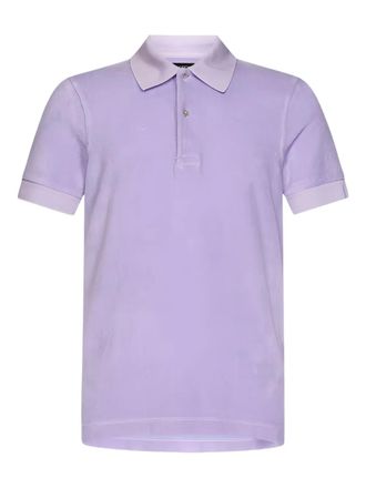 Tom Ford Poloshirt van badstof - Paars