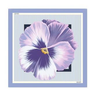 Liu Jo Print Patroon Polyester Sjaal - Dames - Sjaals - Veelkleurig - ONE Size - Polyester - Accessoires