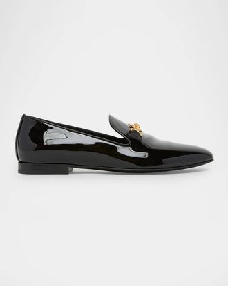 Versace Patent Leather Loafers