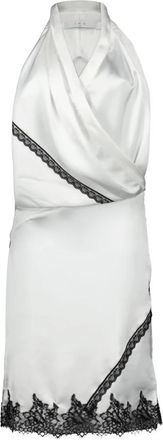 Iro Midi Jurken - Dames - Casual kleedjes - Wit - L - Satijn - Kleedjes