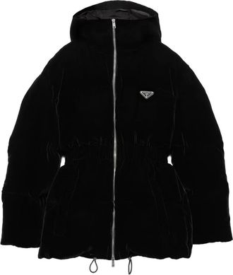 Prada Piumino in velluto - Nero