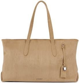 LAMBERT Britney - Vegan Suede Tote Bag in Beige at Nordstrom