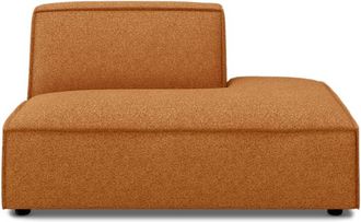 Castlery Customized Brown Boucle Right Chaise Sofa | Jonathan by Castlery, Orange, Castlery Furniture