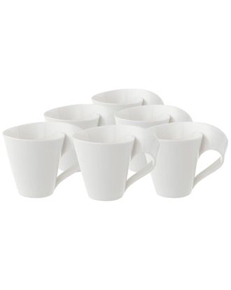 Villeroy & Boch Set Of 6 New Wave Caffe Mugs