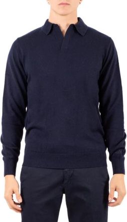 Saint Barth V-hals Gebreid - Heren - V-hals truien - Blauw - S - Truien & Vesten