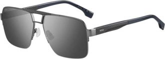 BOSS 1767/S R80/T4 Mens Sunglasses Gunmetal Size 60