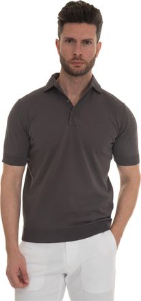 Hindustrie Polo in maglina Grigio Hindustrie Uomo