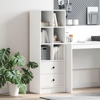 Berkfield Home White Shelving Unit White MDF Standard White Shelving Unit