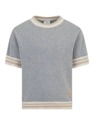 Eleventy T-Shirt With Striped Details