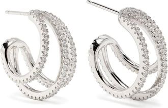 APM Monaco Orecchini TRIPLE a cerchio - Argento