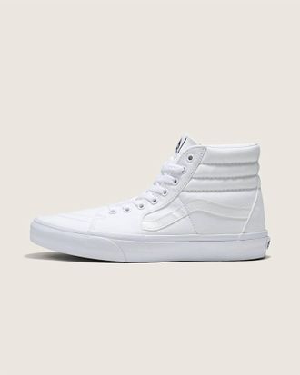 Vans Mens Skate-Hi Top Shoes In True White