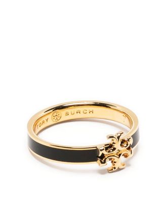 Tory Burch Anello Kira con smalto - Oro