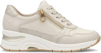 Rieker Beige Sneakers voor Vrouwen - Dames - Sneakers - Beige - 38 EU - Schoenen