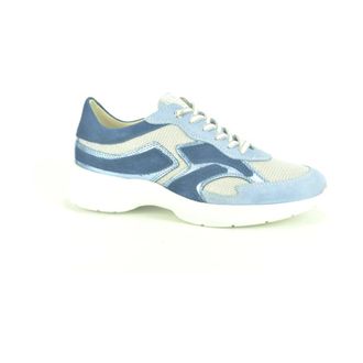 DL Sport Blauw Lycra Sneaker - Dames - Schoenen - Blauw - Maat: 41 EU
