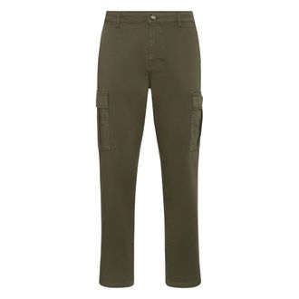 Philipp Plein Heren, Broeken, Groen, Maat: W34 Katoen