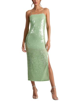Alice & Olivia Alice + Olivia Fifi Sequin Midi Dress