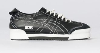 GCDS Sneakers Gcds in pelle con cuciture a contrasto