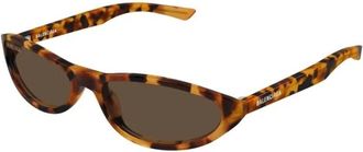 Balenciaga Cat-eye Zonnebril - unisex - Zonnebrillen - Bruin - 59 MM - Nylon - Accessoires
