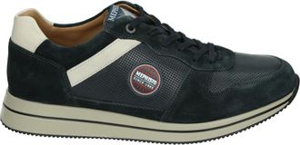 Mephisto Blauwe Vrijetijdsschoenen Garry Velsport - Heren - Sneakers - Blauw - 46 EU - Leer - Schoenen