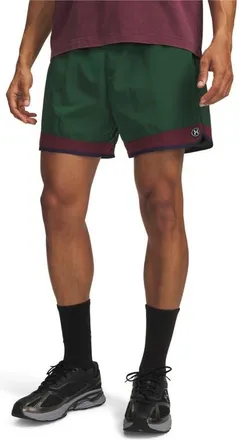Under Armour Icon Woven Track Shorts in Forest Green/maroon/white at Nordstrom, Size Xxx-Large