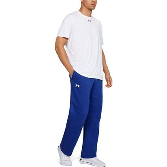 Under Armour Hustle Fleece Pant In Blue