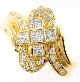 C&A Yellow Gold Yellow Gold (18K) Band Ring (Pre-Owned)