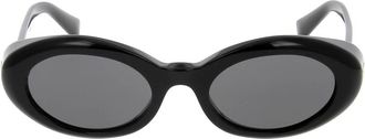 Miu Miu Gafas de sol ovaladas - Accessories - unisex - Negro - ONE SIZE