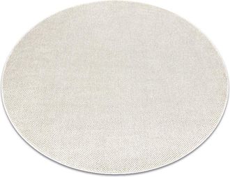 RugsX RugsX Casablanca Loom Rug in Yellow | Size: 133 cm diameter