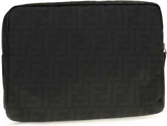 Fendi Mens Black Polyester Other Accessories