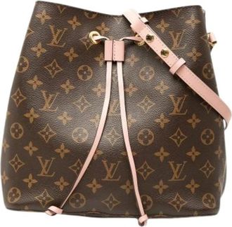 Louis Vuitton Pre-owned Neonoe Bucket Bag - Dames - Vintage Tas - Bruin - ONE Size - Leer - Vintage
