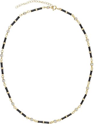 V JEWELLERY Marlowe lobster-fastening necklace - Oro