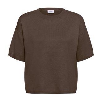 Saint Tropez Jersey de cuello redondo - Knitwear - Mujer - Verde - 2XL