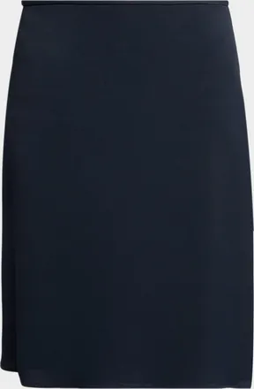Jil Sander Viscose Knee-Length Bias Skirt