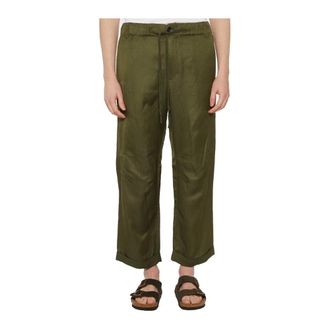 Andrea Ya'aqov Broeken, Heren, Groen, S, Katoen, Cropped broek