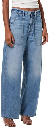 Citizens Of Humanity Ayla High Waist Baggy Wide Leg Utility Jeans in Zenith at Nordstrom, Size 26