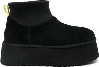 UGG Classic Mini Dipper Black Ankle Boots